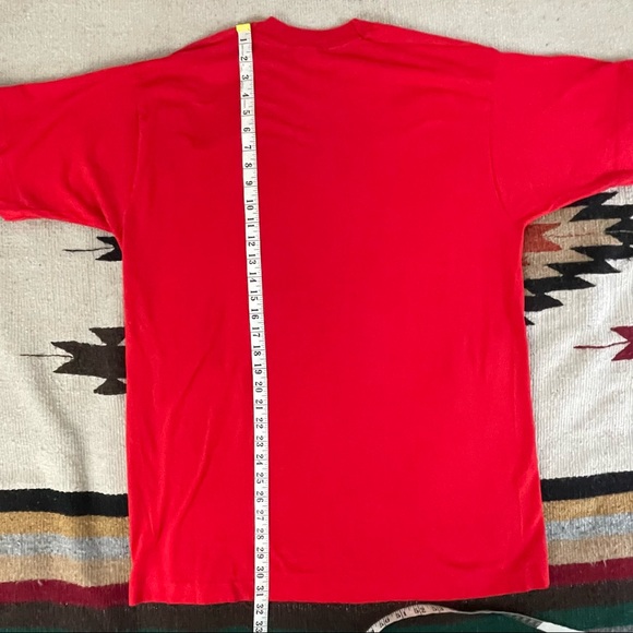 Vintage University Arizona Wildcats Football Single Stitch T Shirt Tee XL Red - Picture 9 of 9